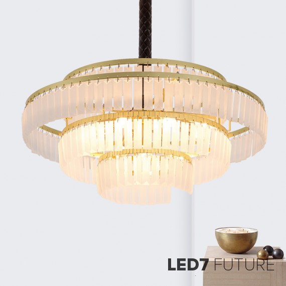 Loft Industry Modern - Spring Chandelier